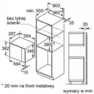 Bosch Kuchnia mikrofalowa BFL520MB0