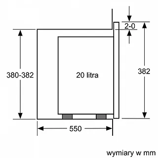 Bosch Kuchnia mikrofalowa BFL520MB0