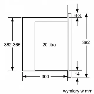 Bosch Kuchnia mikrofalowa BFL520MB0
