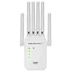 Qoltec Wzmacniacz syganłu WiFi 6 | Repeater | Access Point | AX1200 Mb/s| 6 anten | 2xRJ45 | 128MB