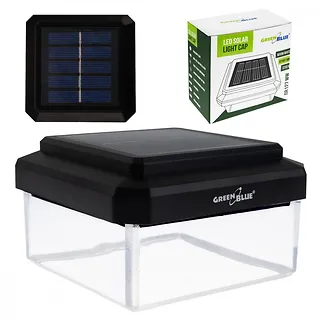 GreenBlue Lampa solarna LED na słupek GB127 WW 80x80mm 3200K