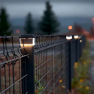 GreenBlue Lampa solarna LED na słupek GB128 WW 100x100 mm 3200K