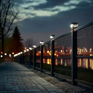 GreenBlue Lampa solarna LED na słupek GB128 WW 100x100 mm 3200K