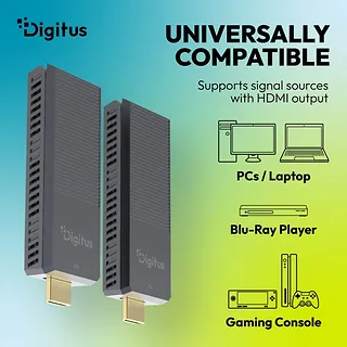 Digitus Przedłużacz / Extender HDMI bezprzewodowy do 100/150m | UHD 4K@60Hz | Audio (Zestaw)