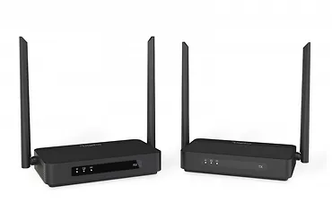 Digitus Przedłużacz / Extender HDMI bezprzewodowy z KVM do 100m | UHD 4K@60Hz | Audio | Niskie op&oacute;źnienie 16ms (Zestaw)
