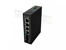 Lanberg Przełącznik ILGE-4P-2S-90 Light Industrial POE 1XBT 3XAT 2XSFP DIN   Gigabit Ethernet
