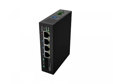 Lanberg Przełącznik ILGE-4P-2S-90 Light Industrial POE 1XBT 3XAT 2XSFP DIN   Gigabit Ethernet