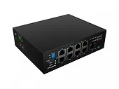 Lanberg Przełącznik Light ILFE-8P-1GE-1S-120 Light Industrial POE 4XBT 4XAT  SFP+ ETH DIN FAST Ethernet