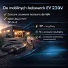Qoltec Adapter siłowy do ładowarek EV | gniazdo CEE 16A 5P | Przejści&oacute;wka 400V na SCHUKO 230V | max 16A | 3.5kW