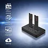 Qoltec Stacja dokuj&scaron;ca dysk&oacute;w SSD M.2 NVMe | PCIe | USB-C | 20Gb/s |    DUAL 2x8TB | klonowanie offline