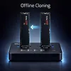 Qoltec Stacja dokuj&scaron;ca dysk&oacute;w SSD M.2 NVMe | PCIe | USB-C | 20Gb/s |    DUAL 2x8TB | klonowanie offline