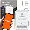 Qoltec Czujnik wycieku gazu ziemnego i tlenku węgla (czadu) | Tuya | Wi-Fi | alarm 85dB | LED