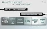 i-tec Stacja dokująca USB-C Meatl Nano 3x Display DP HDMI Power Delivery 100 W