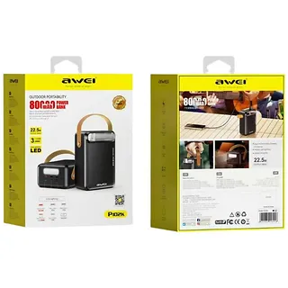 AWEI Powerbank P102K 22,5W PD 80000mAh 2xUSB-C 3xUSB-A