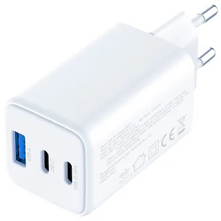 3MK Ładowarka sieciowa Hyper GaN 65W 1xUSB-A 2xUSB-C PD QC4+ biała