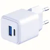 3MK Ładowarka sieciowa Hyper GaN 20W 1xUSB-A 1xUSB-C PD QC4+ biała