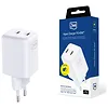 3MK Ładowarka sieciowa Hyper Charger PD 45W GaN QC4+ PPS 2C biała