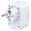 3MK Adapter sieciowy Hyper Charger 30W 1xUSB-A 2xUSB-C 1x Schuko PD  QC 3.0 białt