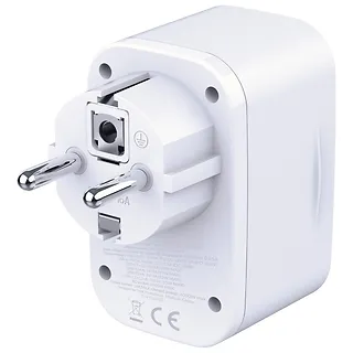 3MK Adapter sieciowy Hyper Charger 30W 1xUSB-A 2xUSB-C 1x Schuko PD  QC 3.0 białt