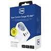 3MK Adapter sieciowy Hyper Charger 30W 1xUSB-A 2xUSB-C 1x Schuko PD  QC 3.0 białt