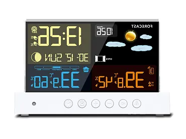 Stacja pogodowa METEO SP110B z DCF biała