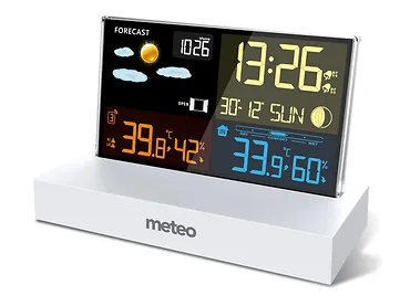 Stacja pogodowa METEO SP110B z DCF biała
