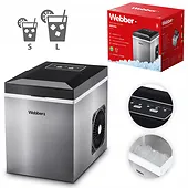 Kostkarka do lodu domowa maszyna do kostek kuszony lód 10 kg 165W WEBBER