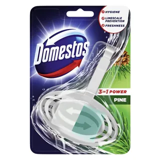 Domestos 3w1 Pine Power Koszyk do WC Zawieszka Toaletowa 35G