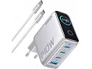 Anker Ładowarka sieciowa 140W PD3.1 kabel USB-C LED Srebrna