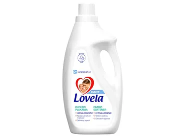 Płyn do płukania tkanin Lovela Baby hipoalergiczny 33 prania 2 l PL