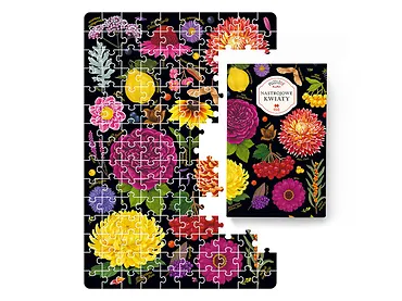 Puzzlove Nastrojowe Kwiaty puzzle 150 elementów