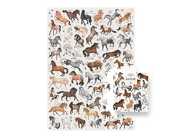 CzuCzu Puzzle Puzzlove Konie 1000 elementów