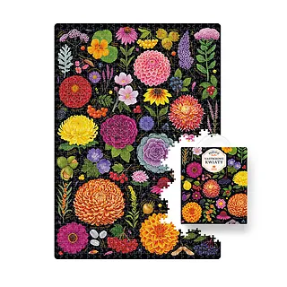 CzuCzu Puzzle Nastrojowe kwiaty 1000 elementów