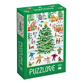 Puzzlove Zimowe miasteczko puzzle 150 elementów
