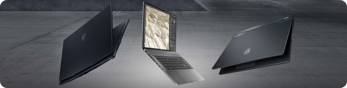 Premiera MSI Stealth, Creator, Vector