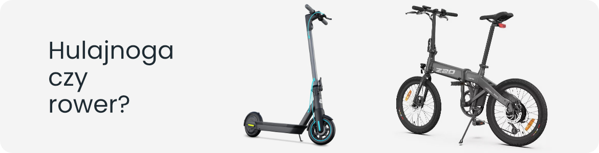 Hulajnoga elektryczna czy rower elektryczny?