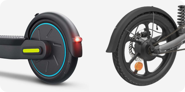 Rodzaj napędu w hulajnogach i rowerach elektrycznych
