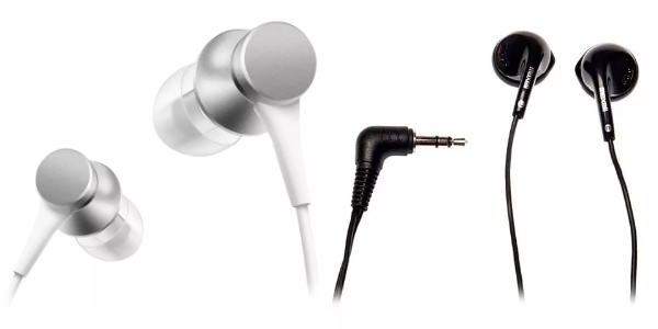 Przewodowe słuchawki Jack 3,5 mm gniazdo słuchawkowe Xiaomi i Maxell
