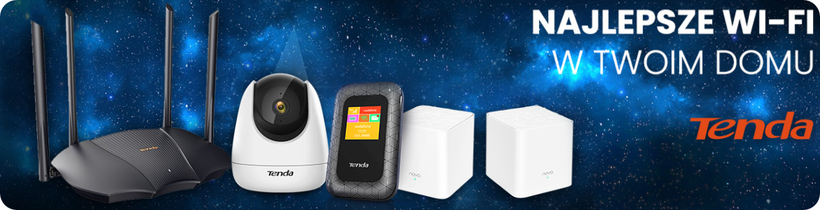 Produkty Tenda AC10, AC23, MW5, TX9 Pro, U9, 4G185