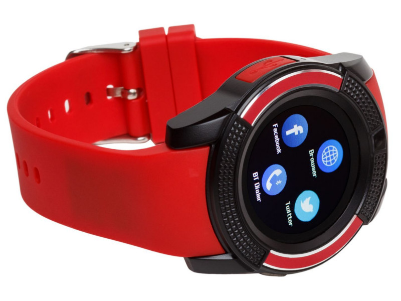 Smartwatch Garett G11 Czerwono Czarny SmartWatch Telefony i